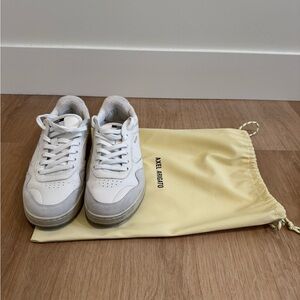 Axel Arigato Dice Low Winter White Leather Sneakers U.S Size 10